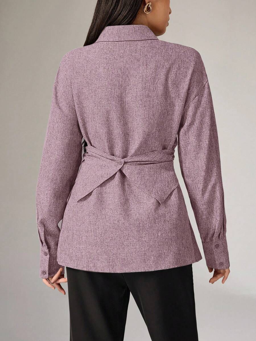 Yara Button-Back Office Shirt