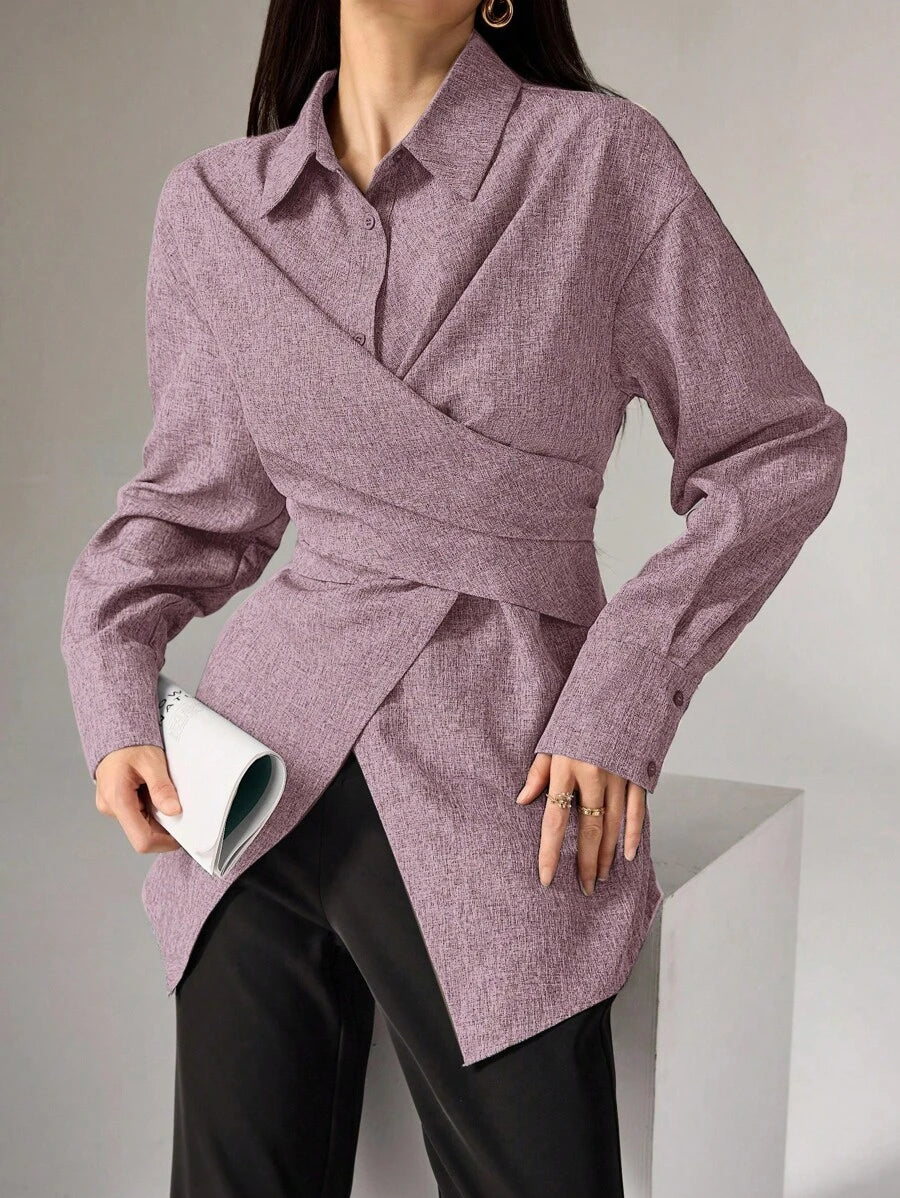 Yara Button-Back Office Shirt