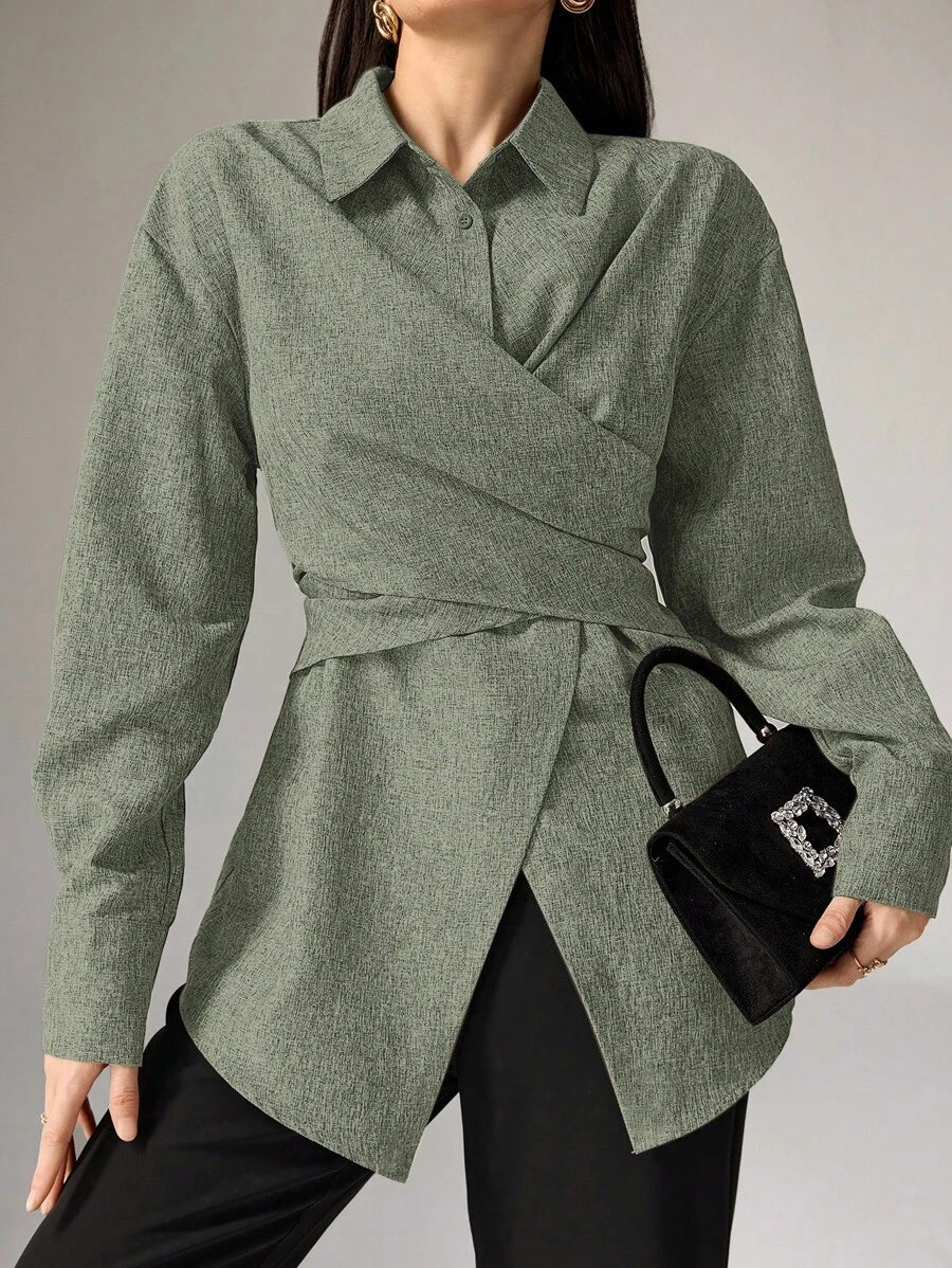 Yara Button-Back Office Shirt