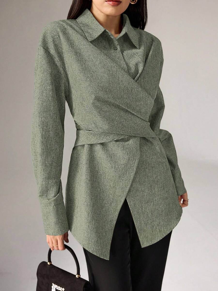 Yara Button-Back Office Shirt