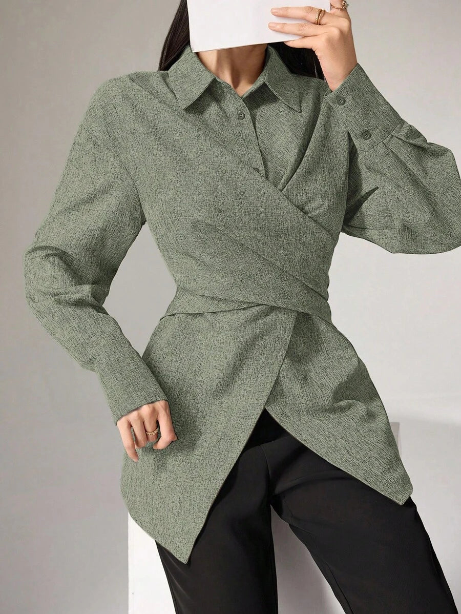 Yara Button-Back Office Shirt