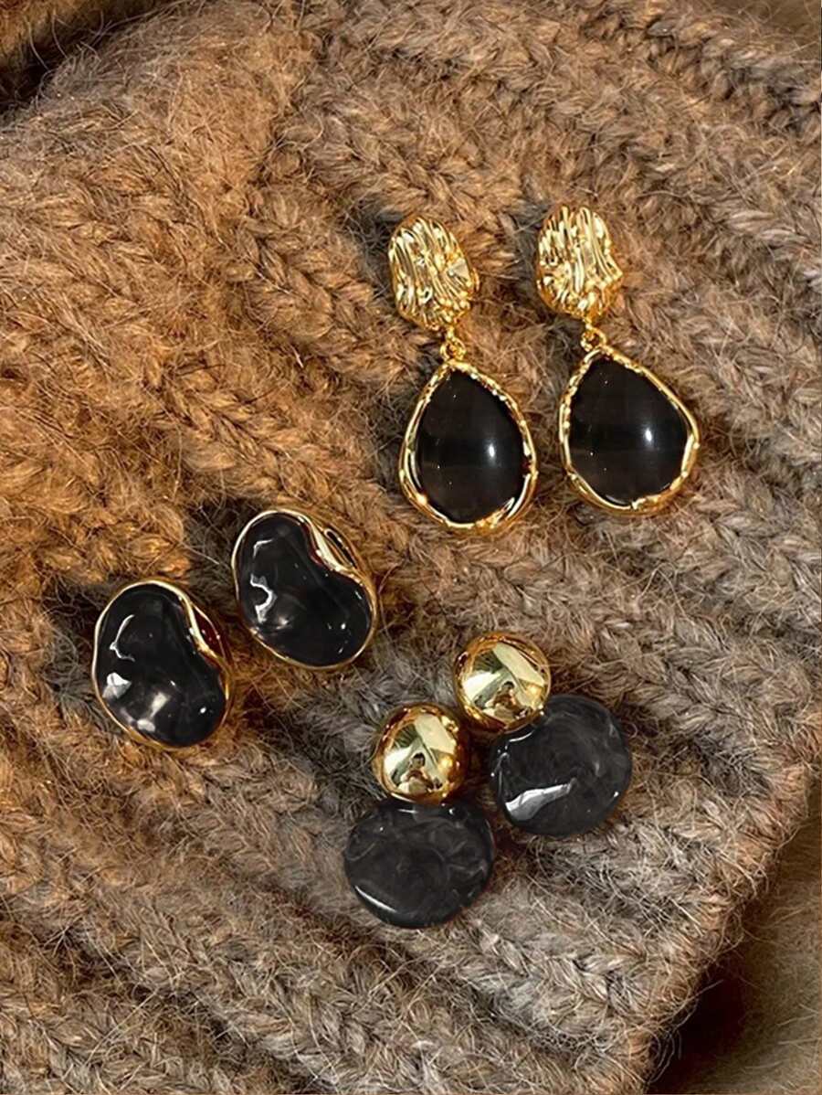 Coraline Stud/Hoop Earring Set