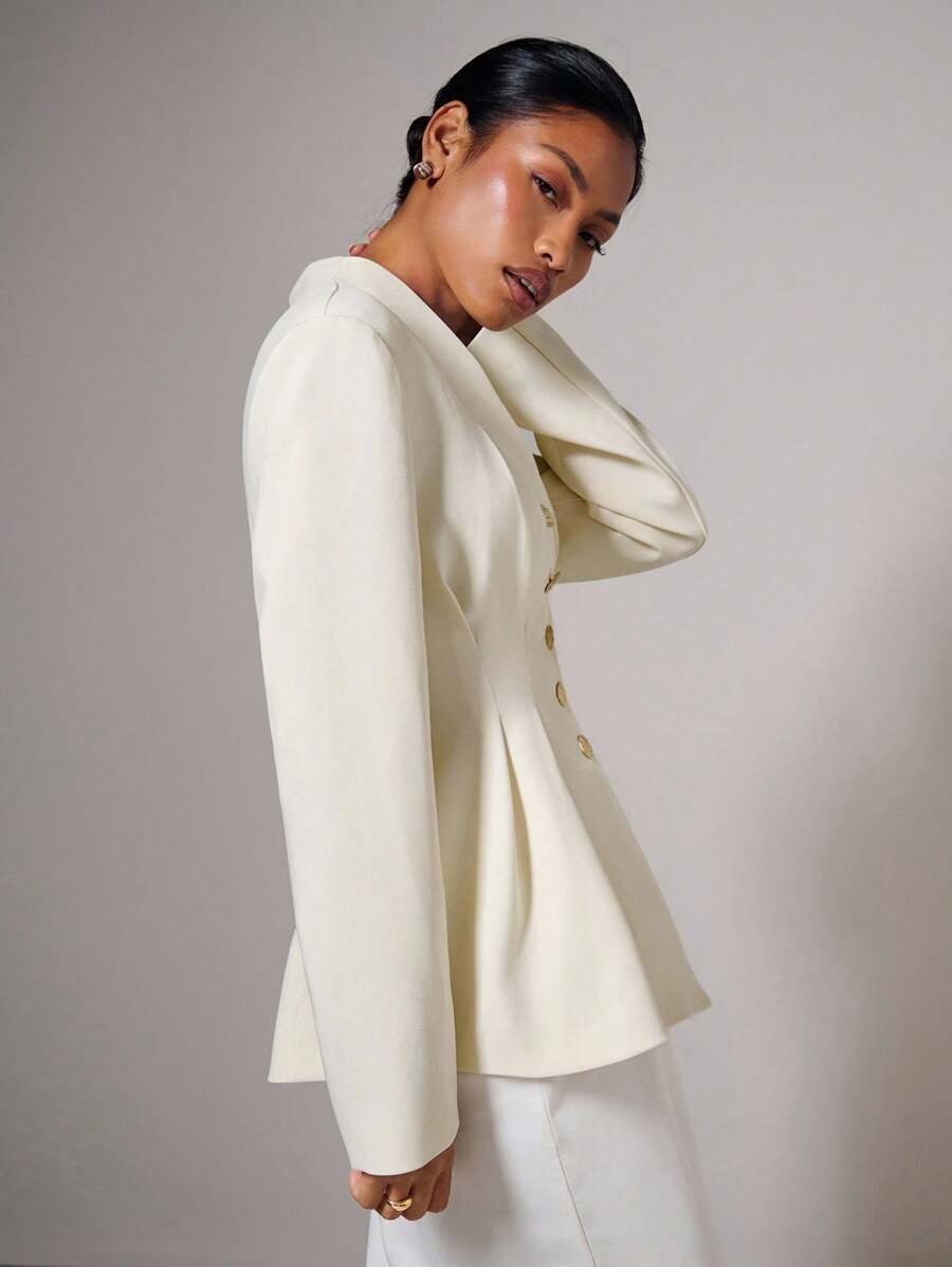 Ruqaya Waist Cinching Blazer