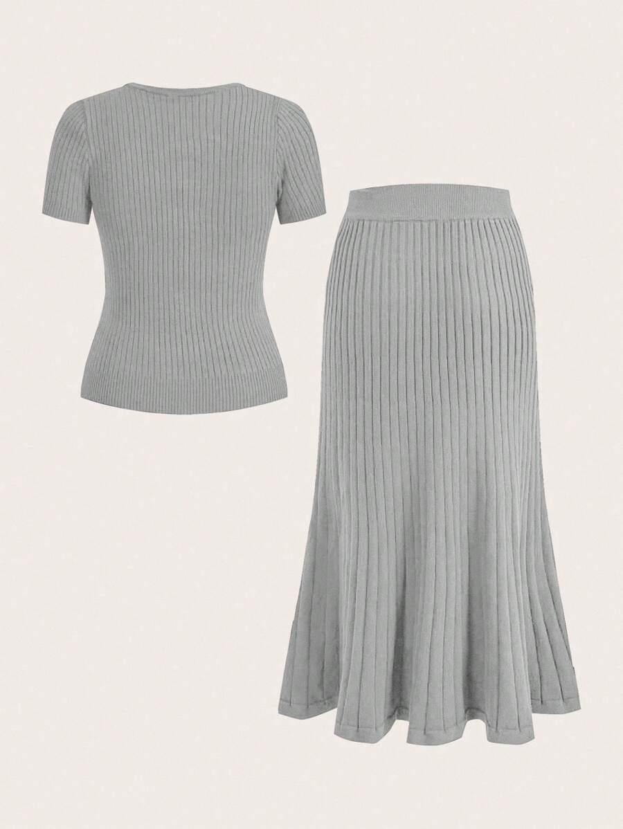 Clara Knit Skirt Set