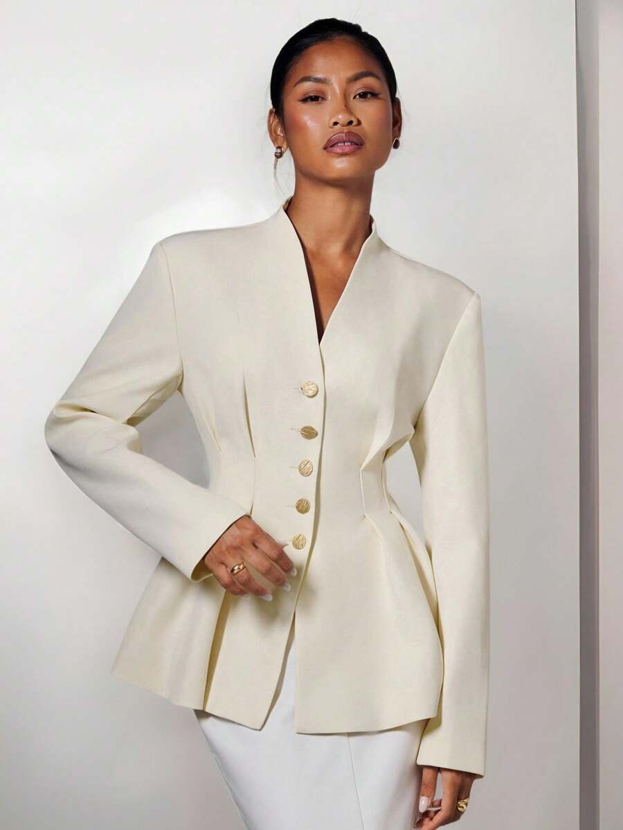 Ruqaya Waist Cinching Blazer