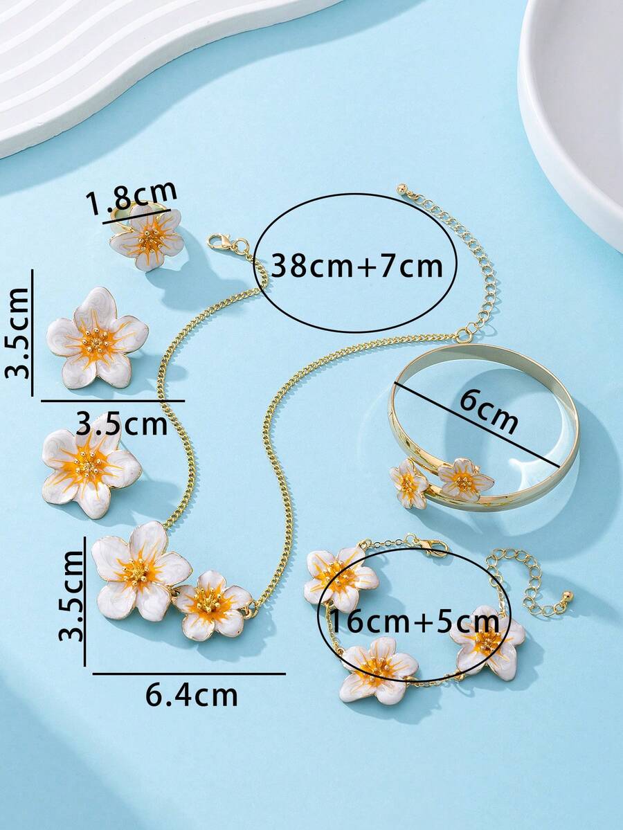 Calluna Floral Jewelry Set