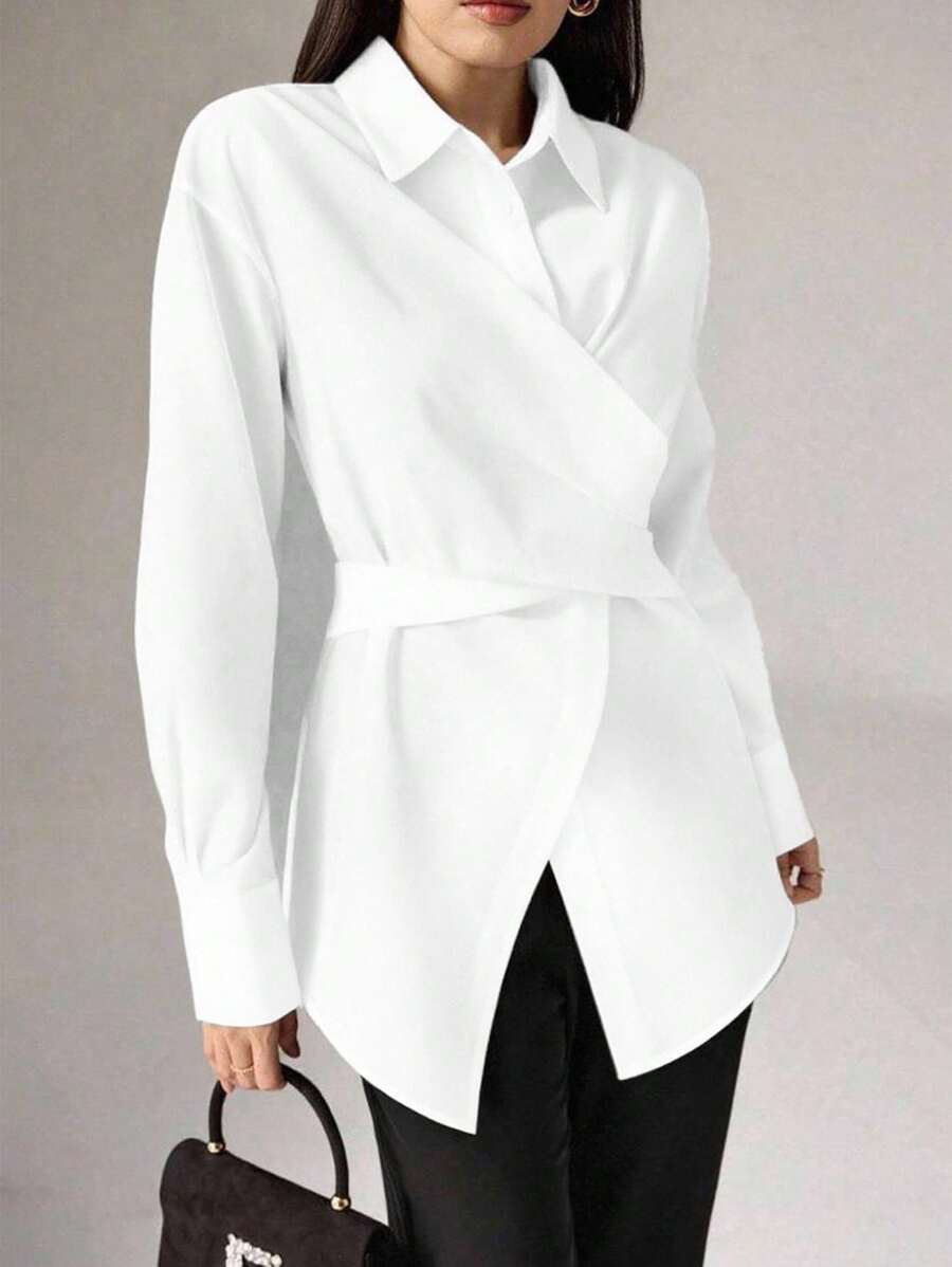 Yara Button-Back Office Shirt