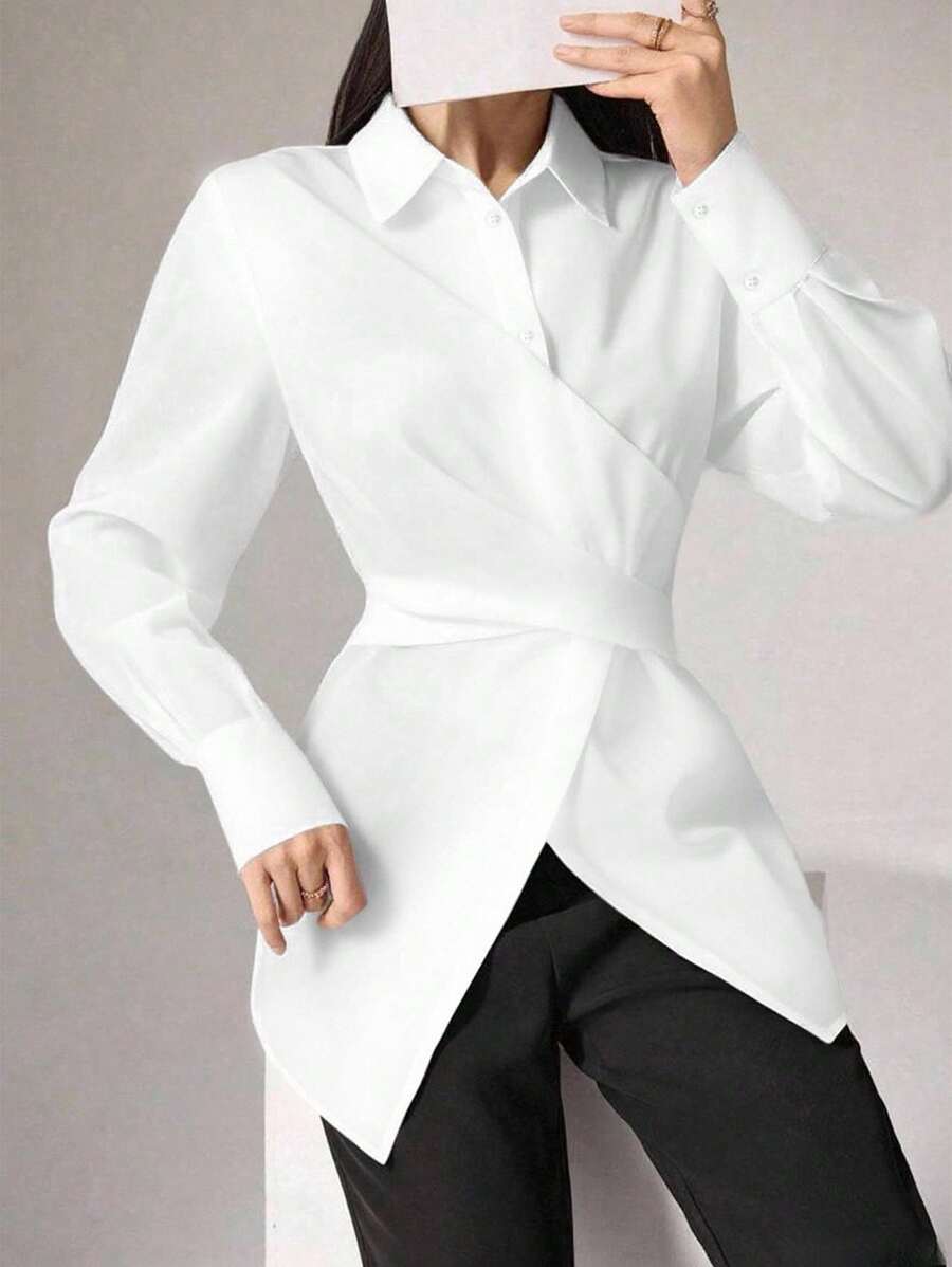 Yara Button-Back Office Shirt