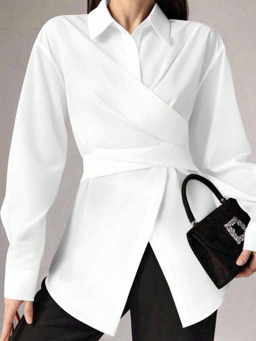 Yara Button-Back Office Shirt