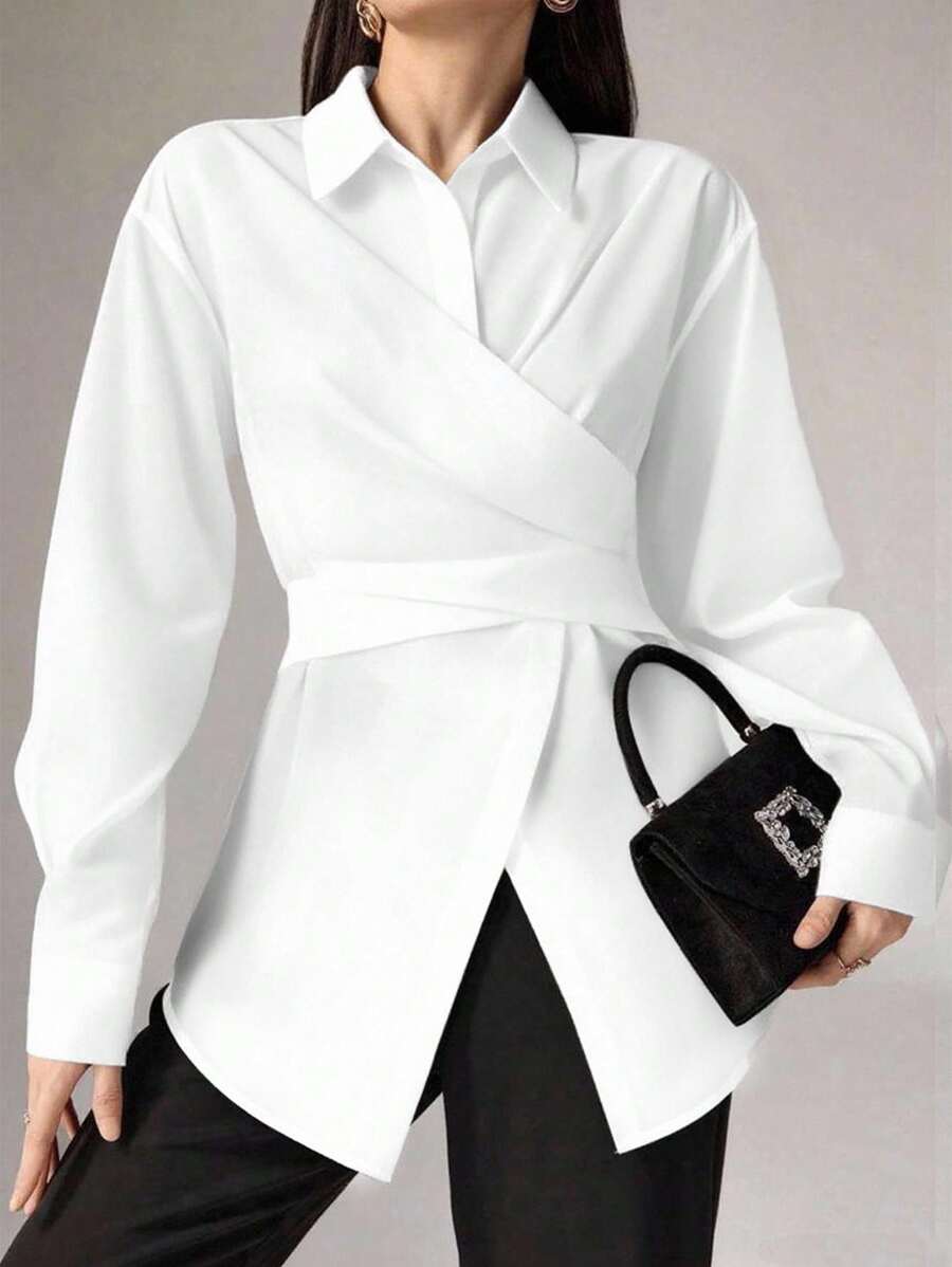 Yara Button-Back Office Shirt