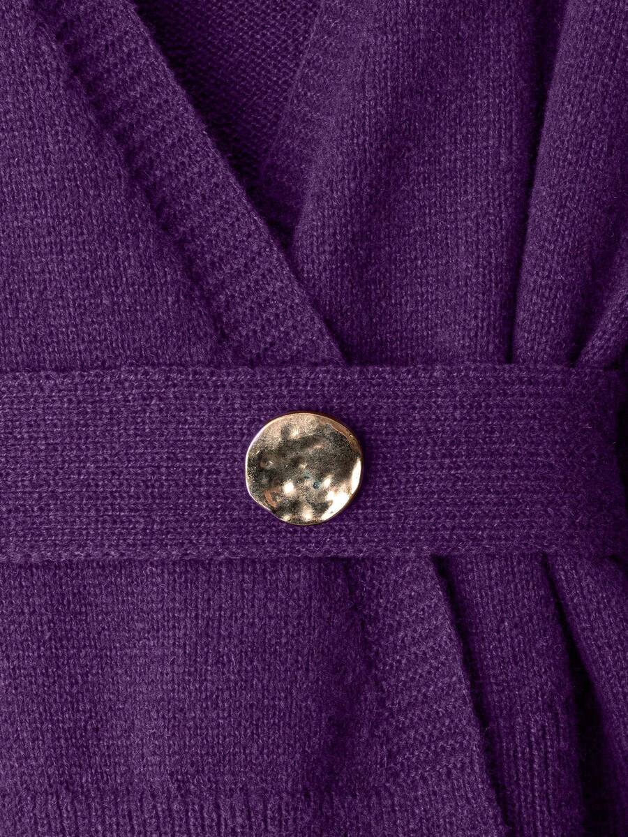Oria Side-Wrap Sweater