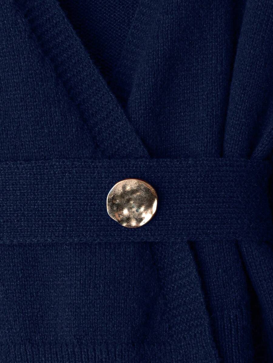 Oria Side-Wrap Sweater