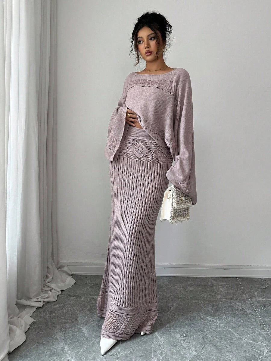 Blair Knitted Skirt Set