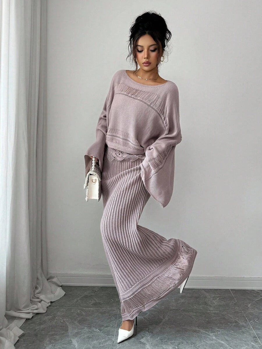 Blair Knitted Skirt Set