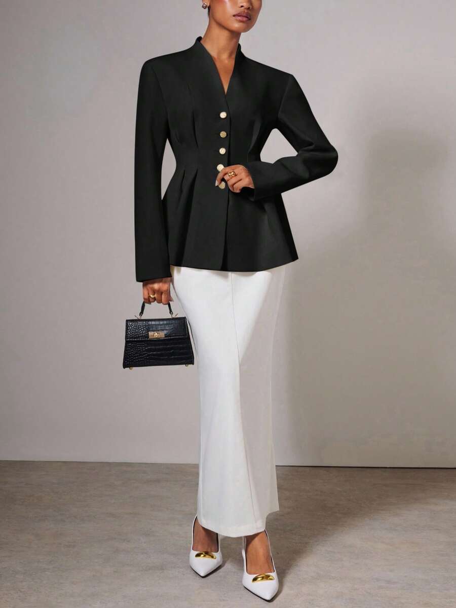Ruqaya Waist Cinching Blazer