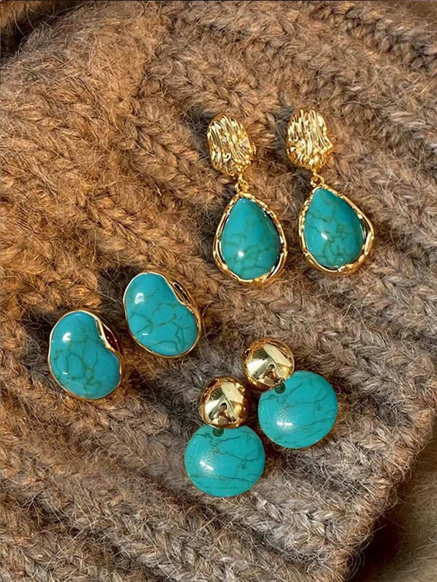 Coraline Stud/Hoop Earring Set