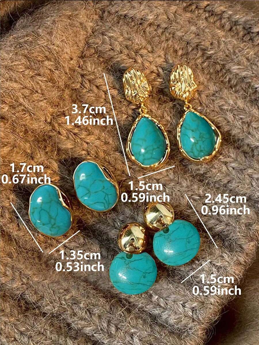 Coraline Stud/Hoop Earring Set