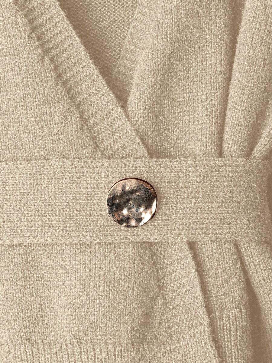 Oria Side-Wrap Sweater