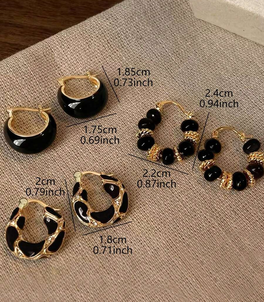 Coraline Stud/Hoop Earring Set
