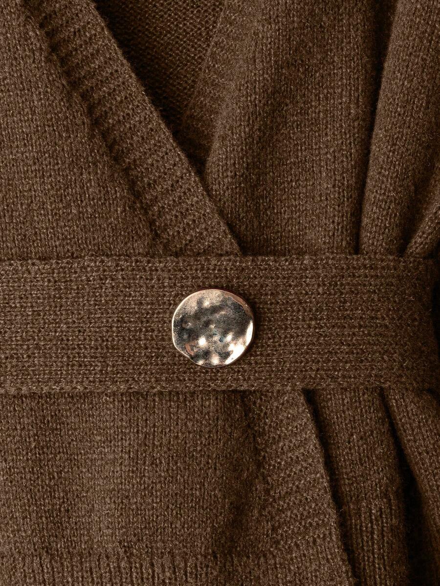 Oria Side-Wrap Sweater
