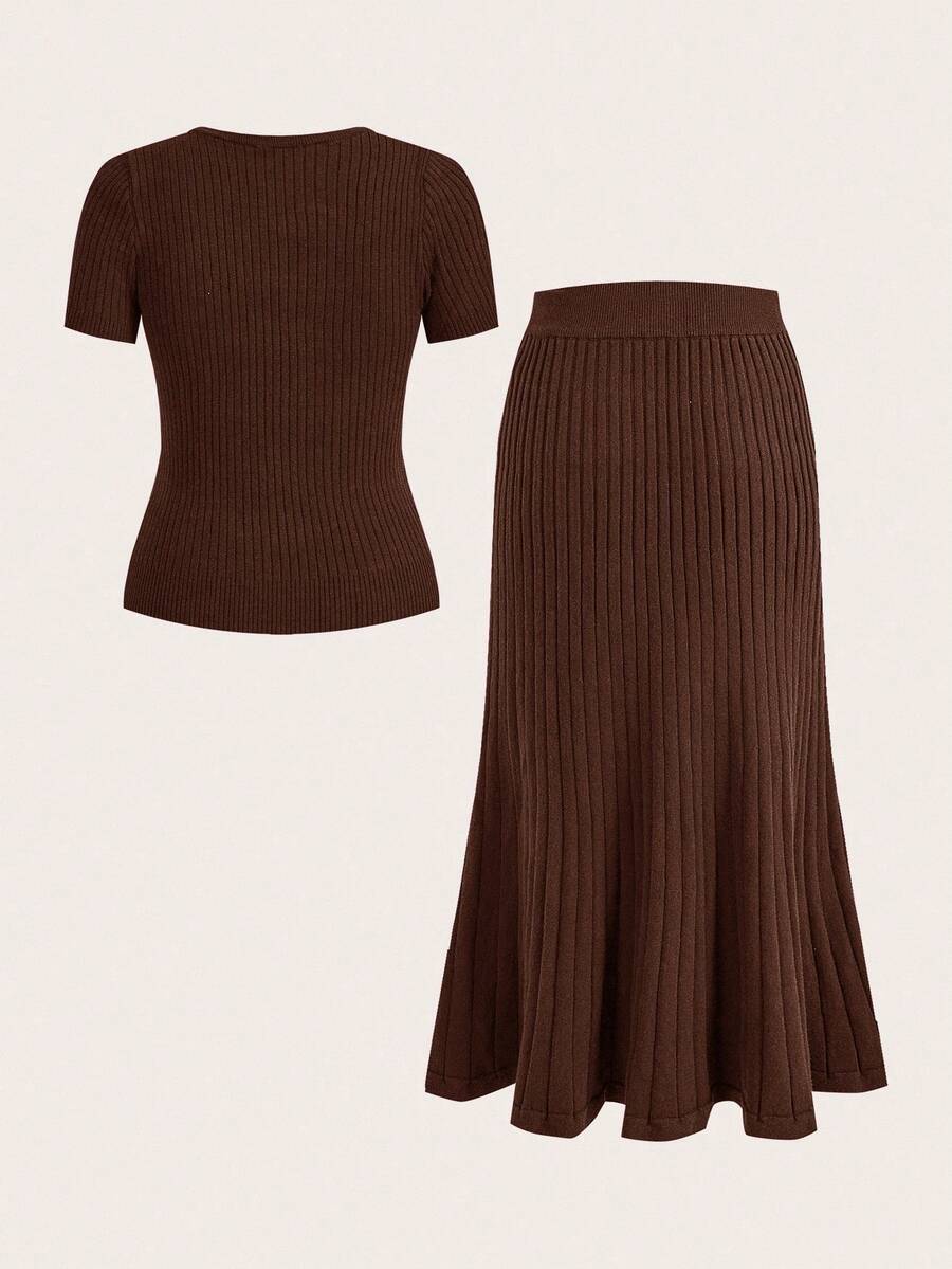 Clara Knit Skirt Set