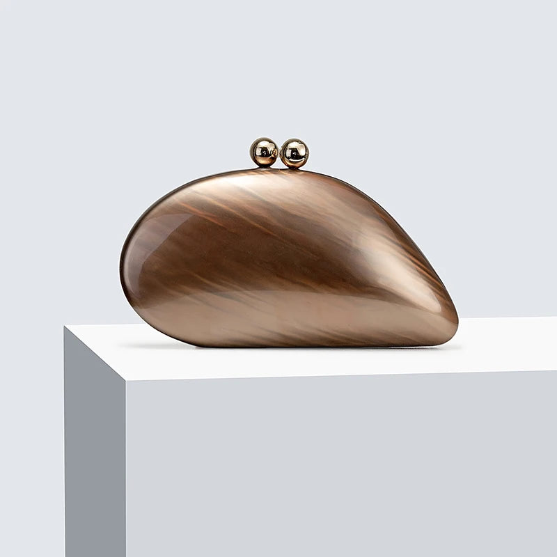 Clamshell Acrylic Purse