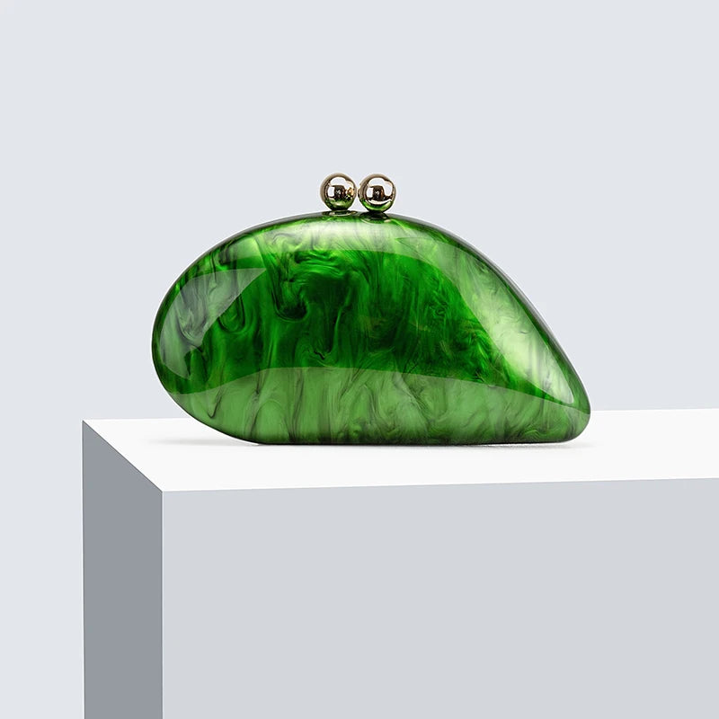 Clamshell Acrylic Purse
