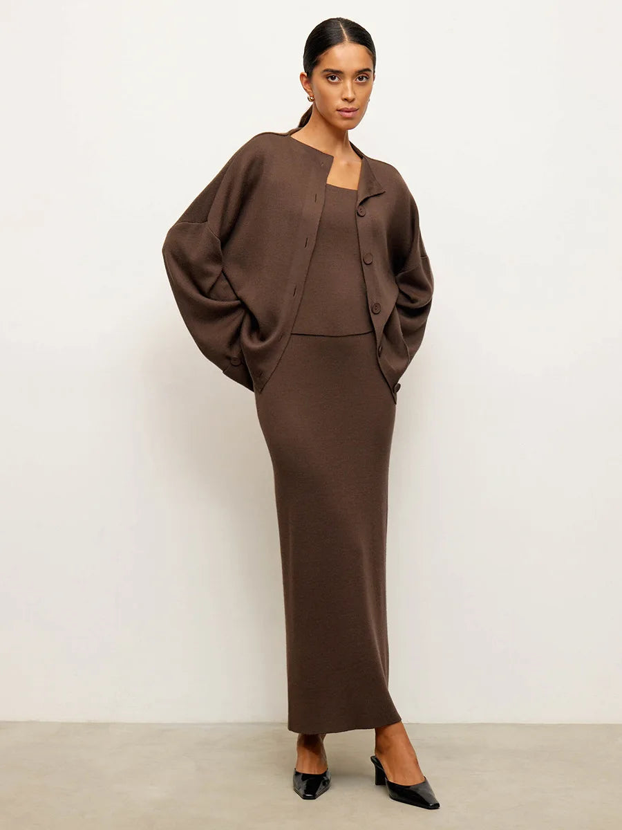 Farah Cardigan Set