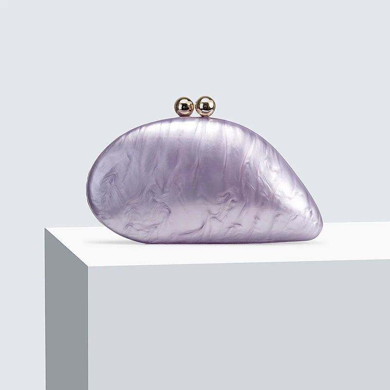 Clamshell Acrylic Purse