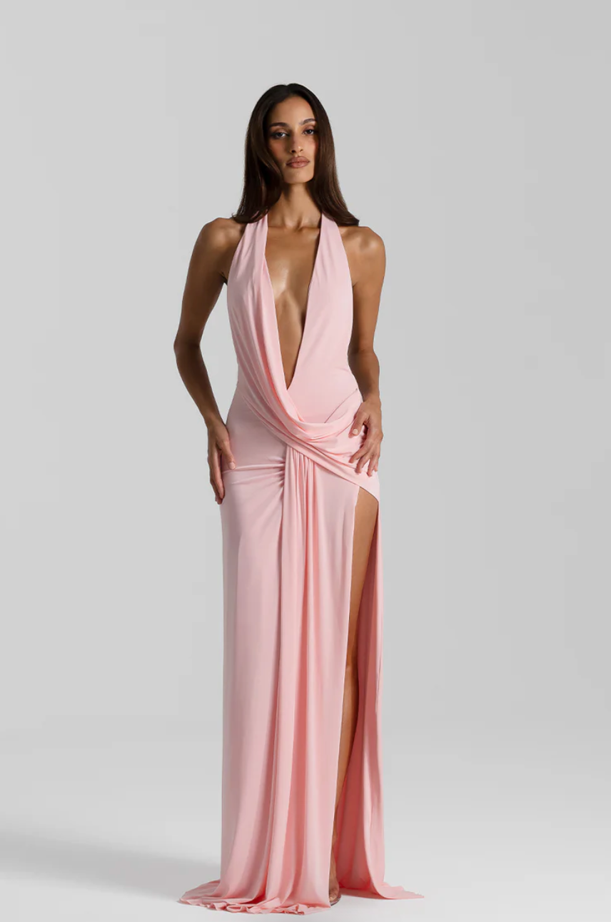 Mia Halter V-Neck Dress