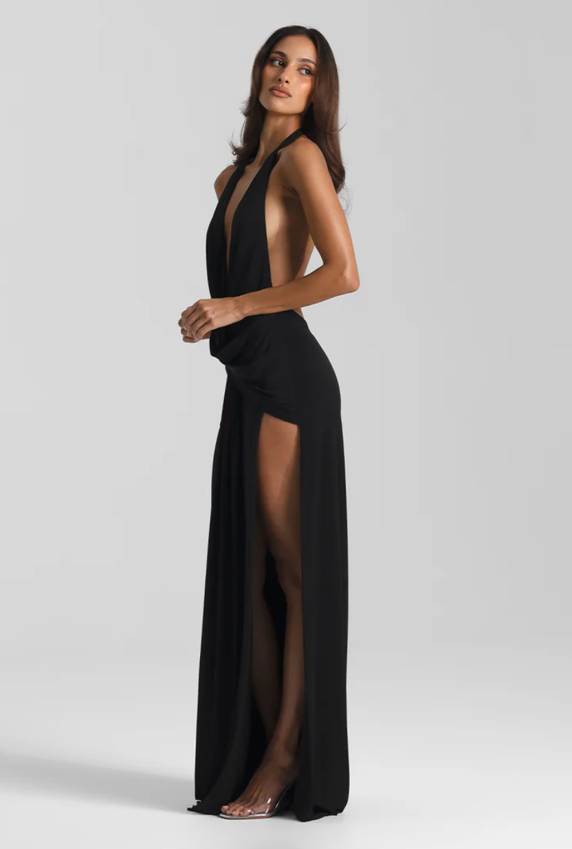 Mia Halter V-Neck Dress