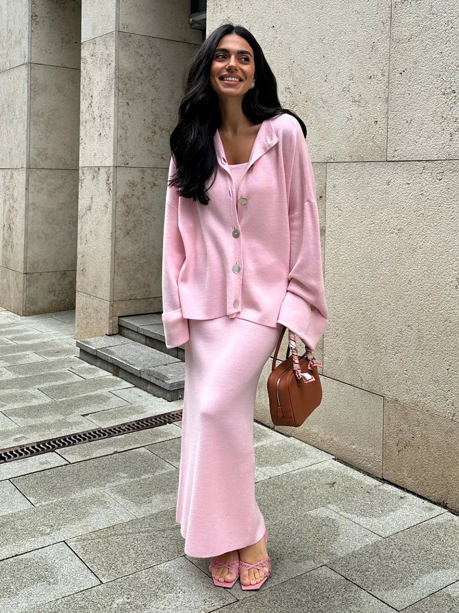 Farah Cardigan Set
