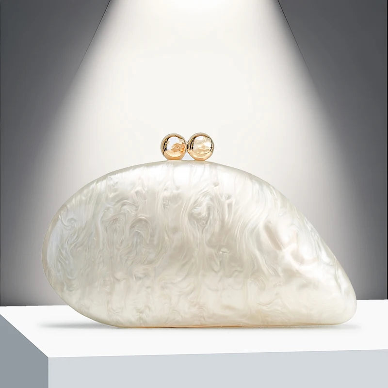 Clamshell Acrylic Purse