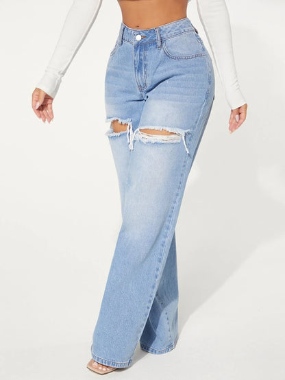 Lori Thigh Ripped Jeans