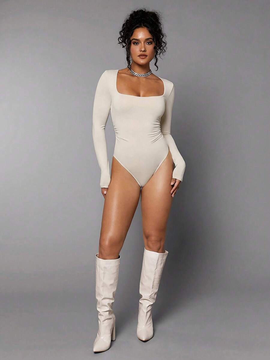 Maysa Square Neck Bodysuit
