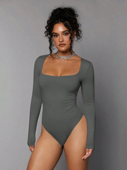 Maysa Square Neck Bodysuit