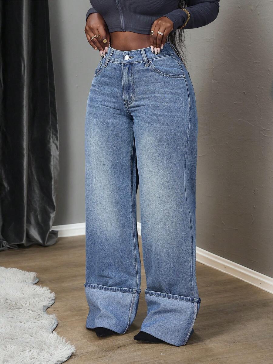 Faye Straight-Leg Jeans
