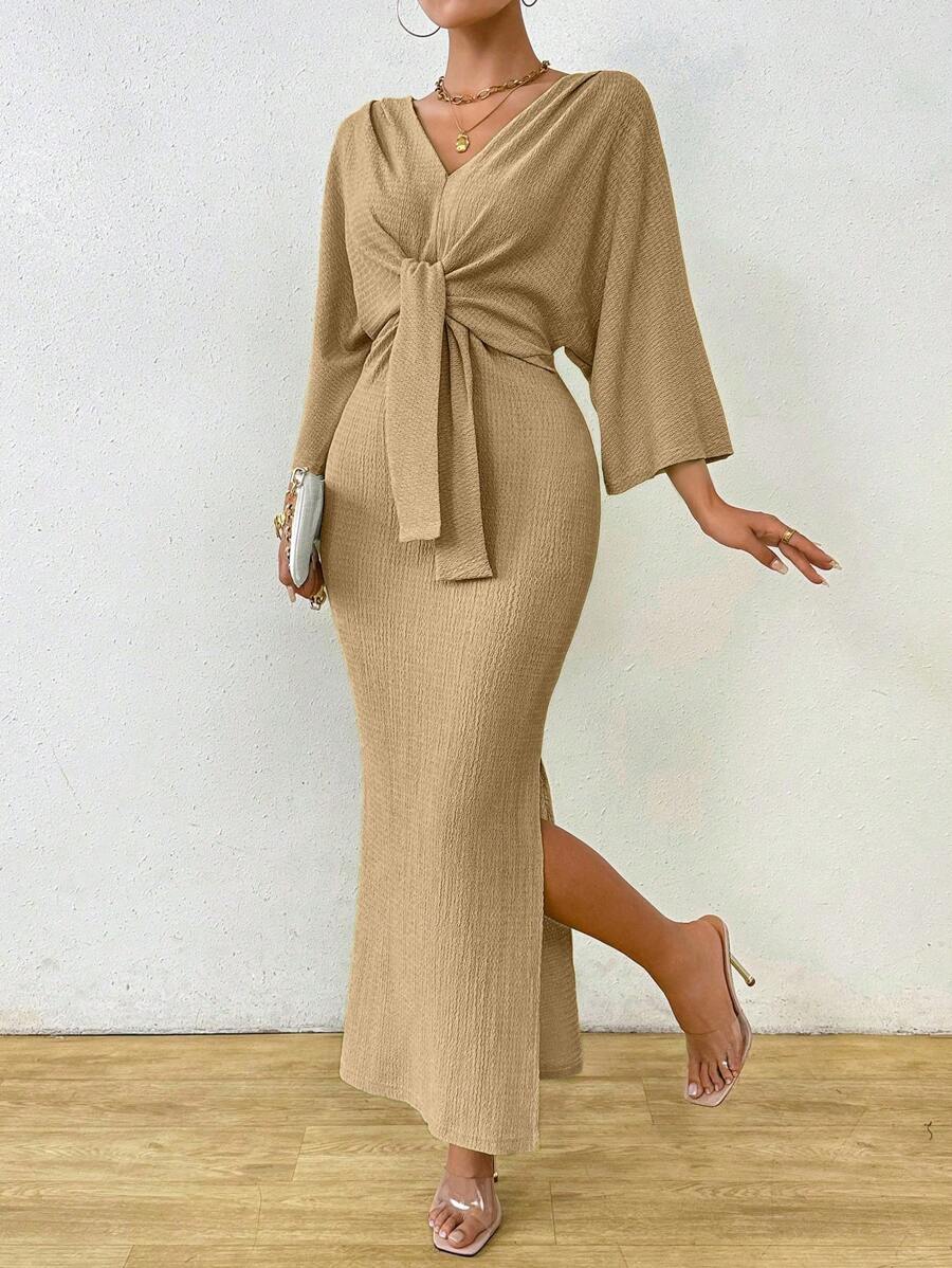 Jumanah Front-Tie Dress