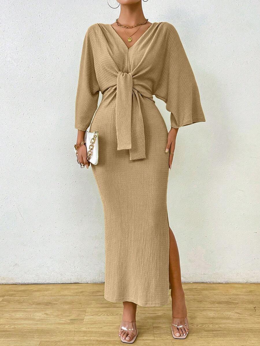 Jumanah Front-Tie Dress
