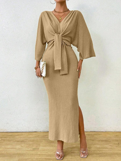 Jumanah Front-Tie Dress