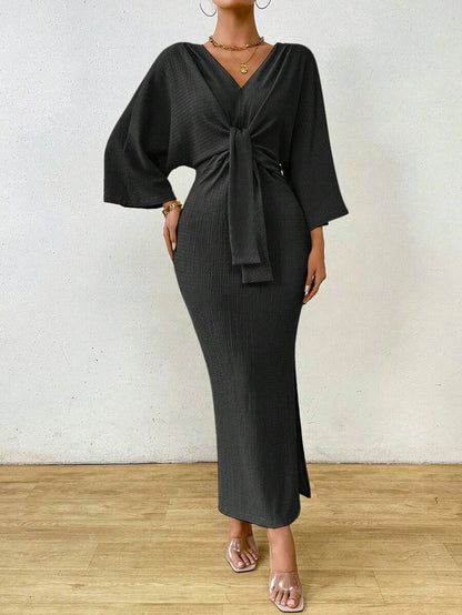 Jumanah Front-Tie Dress