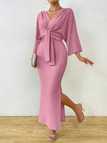 Jumanah Front-Tie Dress