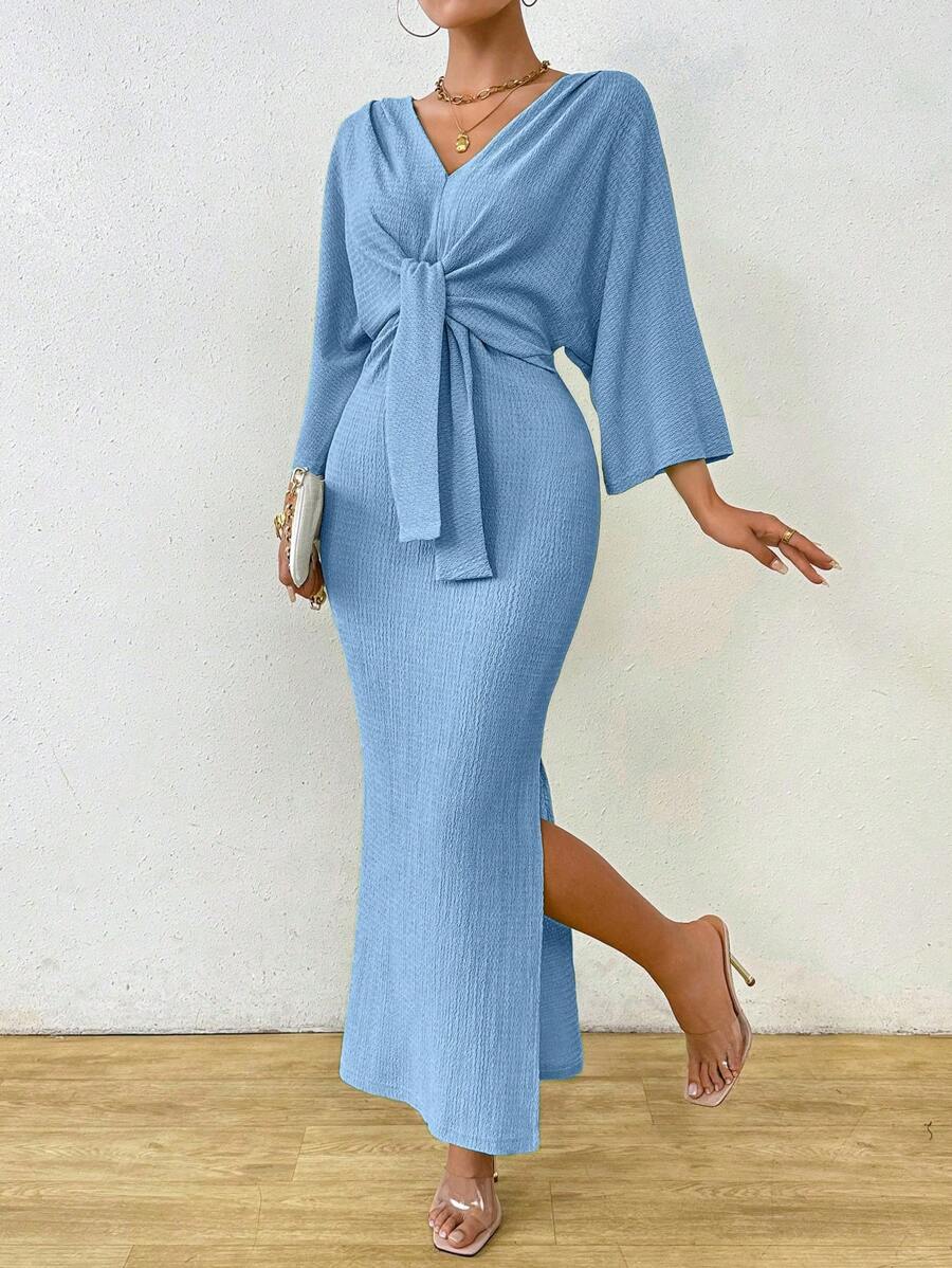 Jumanah Front-Tie Dress