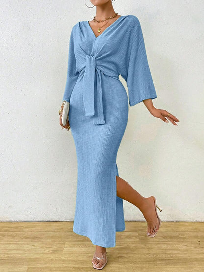 Jumanah Front-Tie Dress