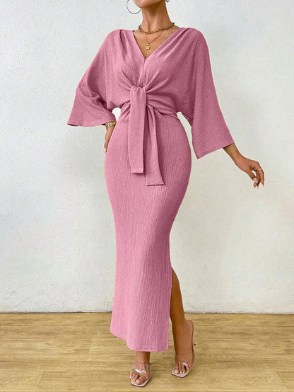 Jumanah Front-Tie Dress