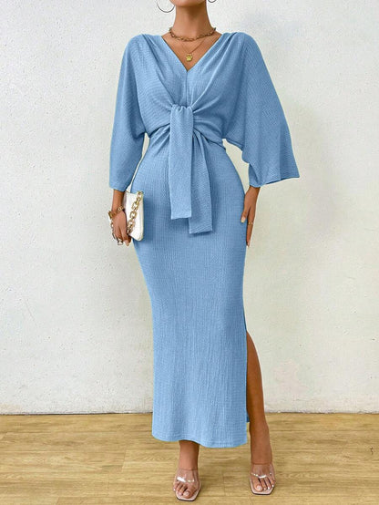 Jumanah Front-Tie Dress