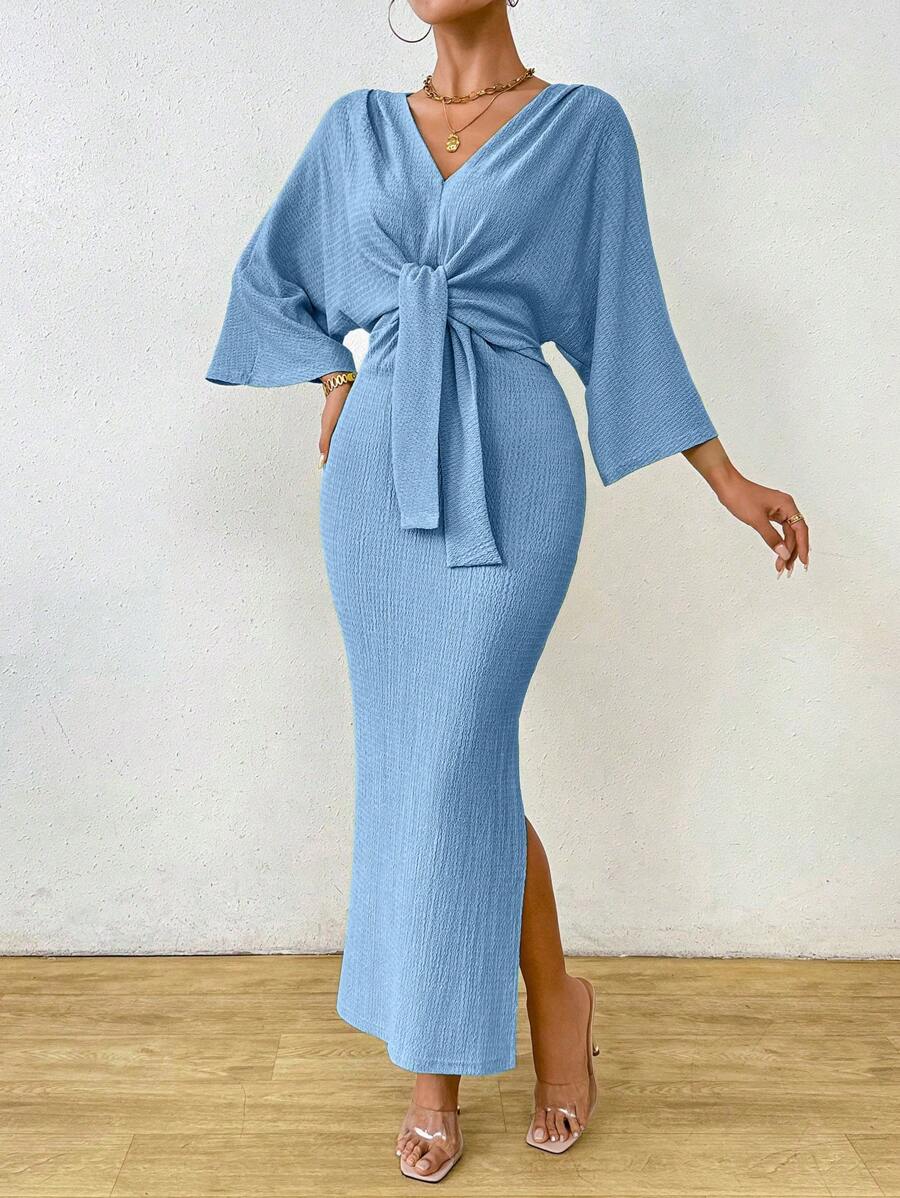 Jumanah Front-Tie Dress