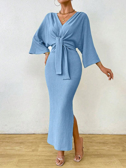 Jumanah Front-Tie Dress