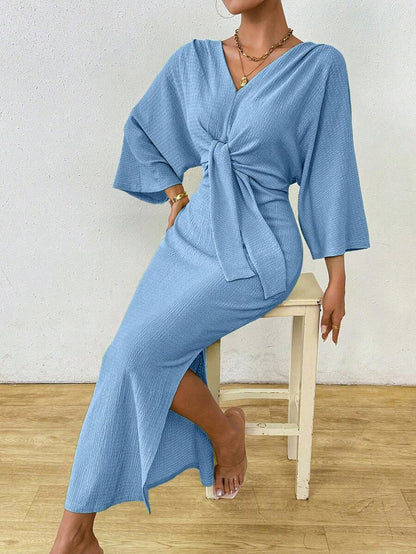 Jumanah Front-Tie Dress