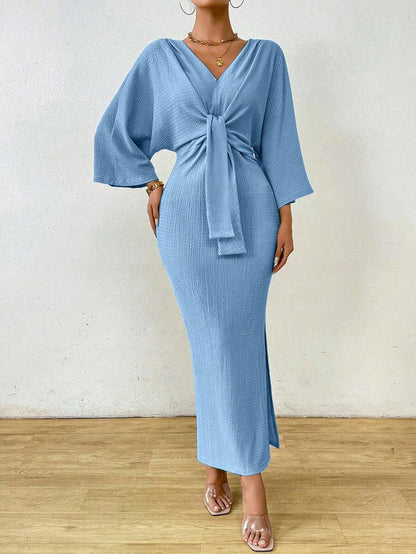Jumanah Front-Tie Dress
